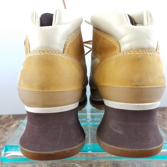 Timberland Brown Leather Lace Up Ankle Boots 9M - Picture 8 of 8